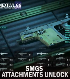 Buy Any SMGs Attachments Unlock